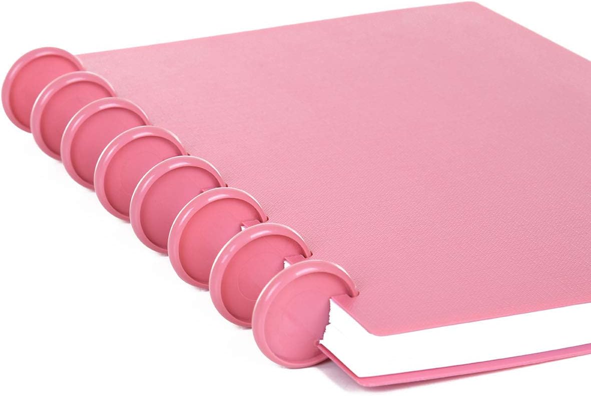 Talia Discbound Notebooks, Planner, Customizable, (Canyon Clay w/Canyon Clay Discs, Junior (5.5in x 8.5in))