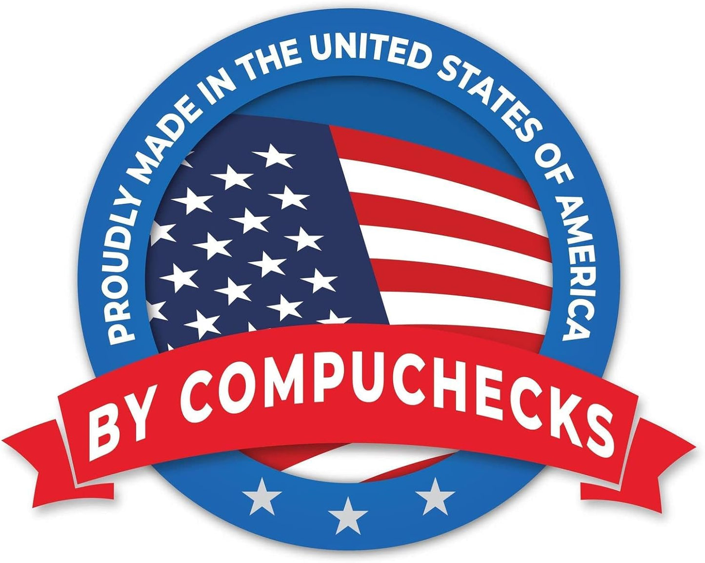 Business Voucher Check Stock - Computer Laser Checks - 3 Checks Per Page, 500 Sheets/1500 Checks, Gold Pinstripe