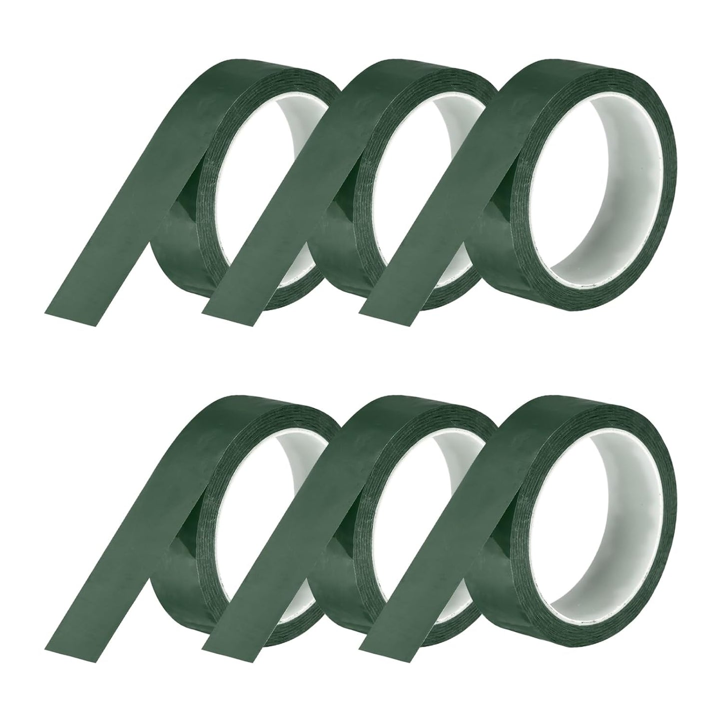 MECCANIXITY 6 Rolls Whiteboard Tape Graphic Chart Tape 30mm 54.7 Yard Art Tape Thin Self-Adhesive Pinstripe Tape Masking Tape for Gift Wrapping Craft Supplies, Green