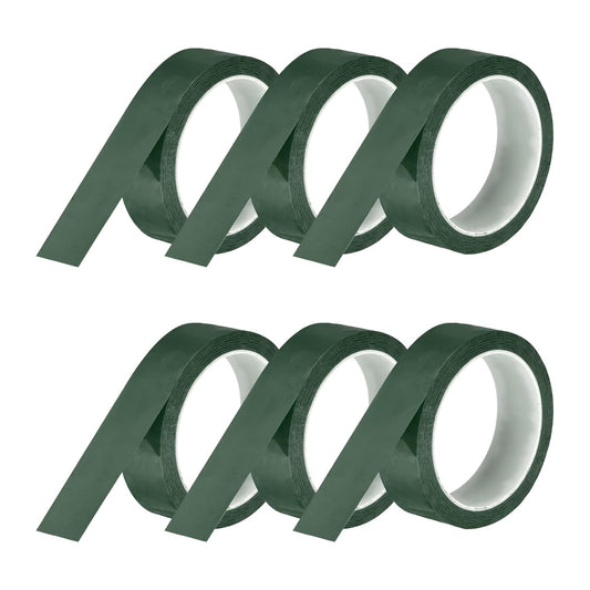MECCANIXITY 6 Rolls Whiteboard Tape Graphic Chart Tape 30mm 54.7 Yard Art Tape Thin Self-Adhesive Pinstripe Tape Masking Tape for Gift Wrapping Craft Supplies, Green