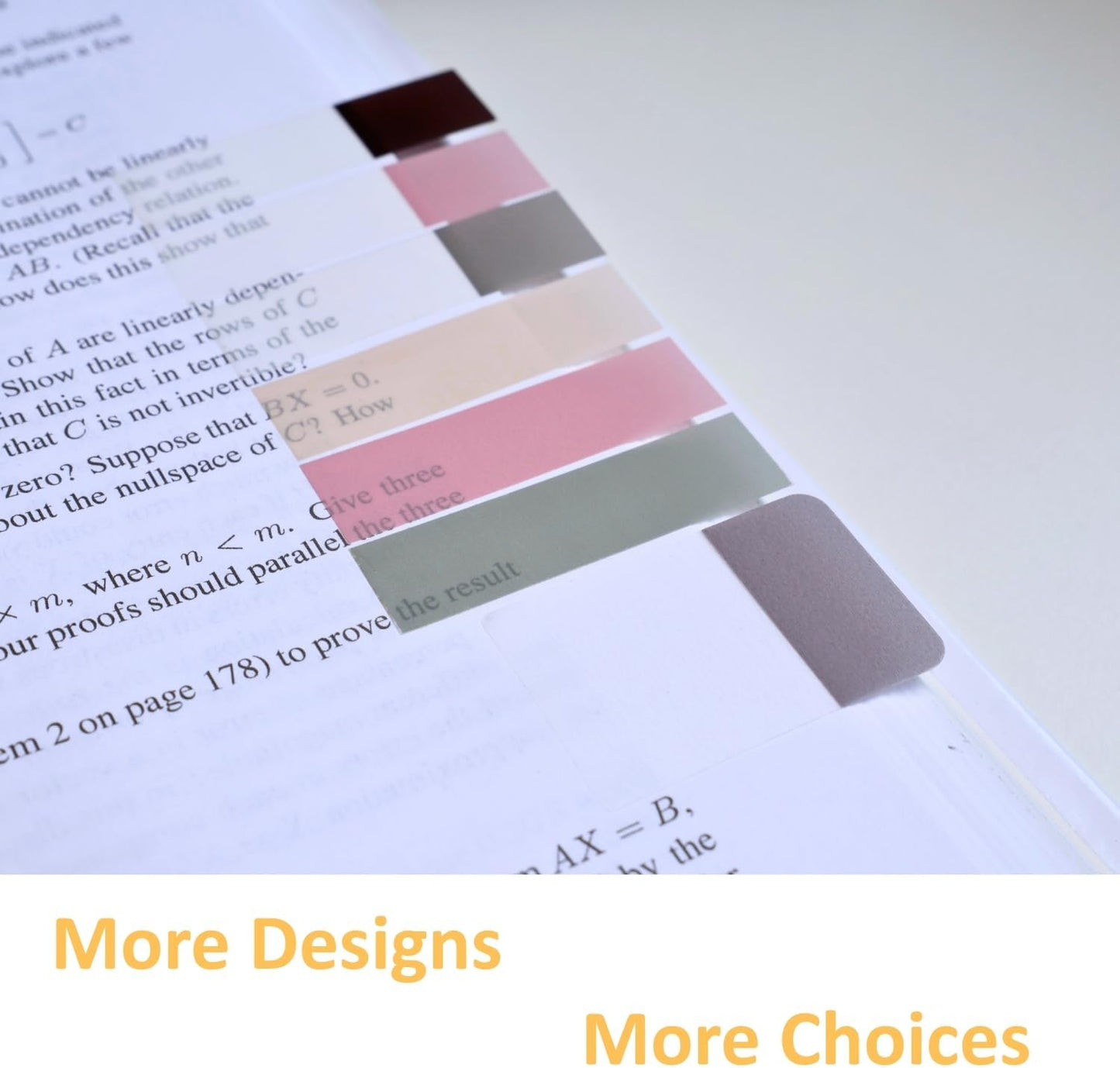 UniBright Sticky Index Tabs Combo Pack 316 Pcs Tabs for Notebooks Page Markers Page Tabs Book Tabs and Annotation Tabs Assorted Morandi Colors