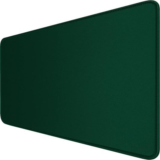 Gaming Mouse Pad with Stitched Edges, Durable Non-Slip Natural Rubber Base, Waterproof Computer Keyboard Pad Mat for Esports Pros/Gamer/Desktop/Office/Home - Green