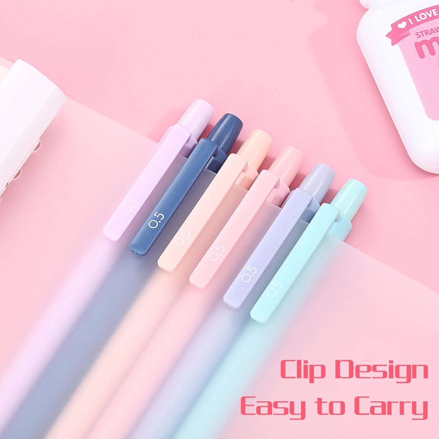 Sabary 60 Pcs Mechanical Pencil Bulk 0.5 mm Pastel Mechanical Pencils with Eraser Morandi Color Pens for Writing Drawing Home Office School