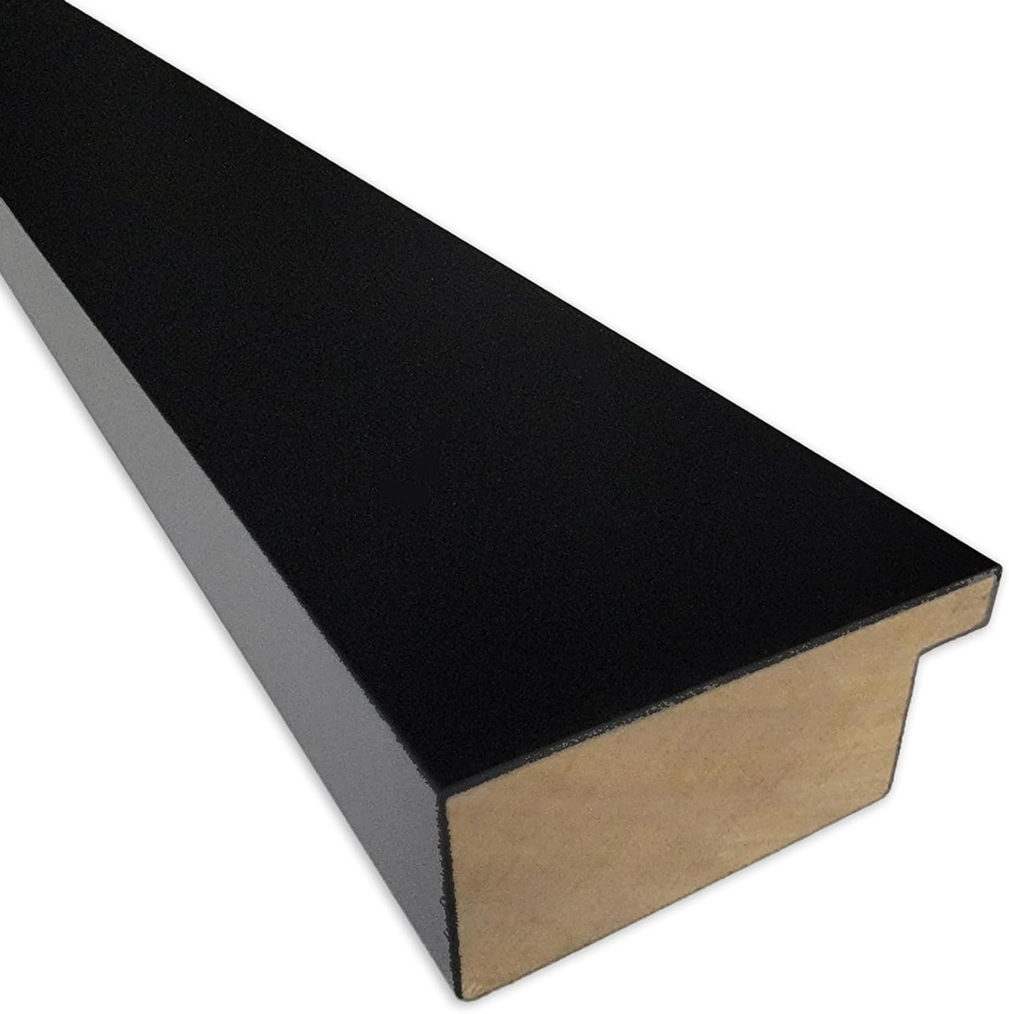 Amanti Art Natural Cork Board for Wall, 15x33 Vision Board with Black Wood Frame, Medium Corkboard Office Decor for Home Organization, Modern Contemporary Corkboard Pinboard to display items for home