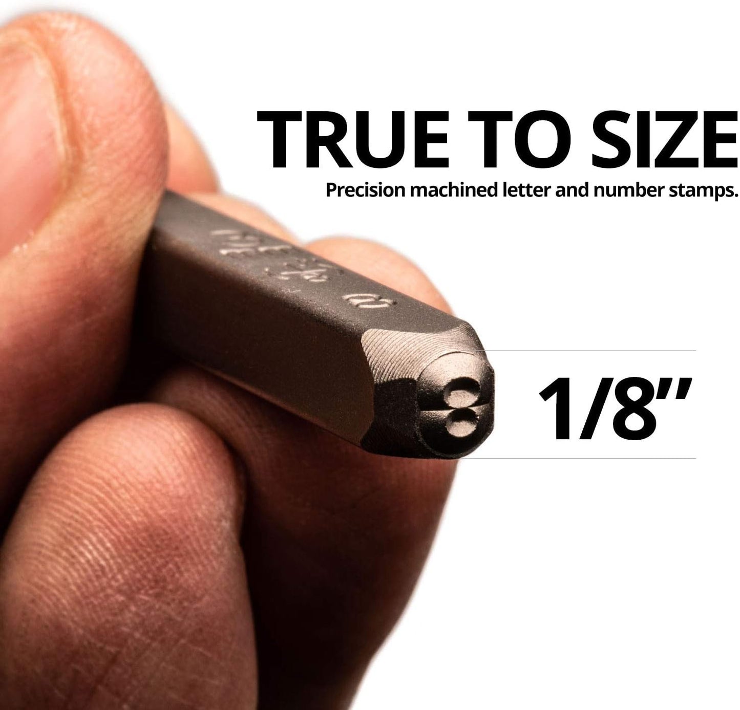 Capri Tools Professional 1/8 in. Letter and Number Stamp Set, 36-Piece