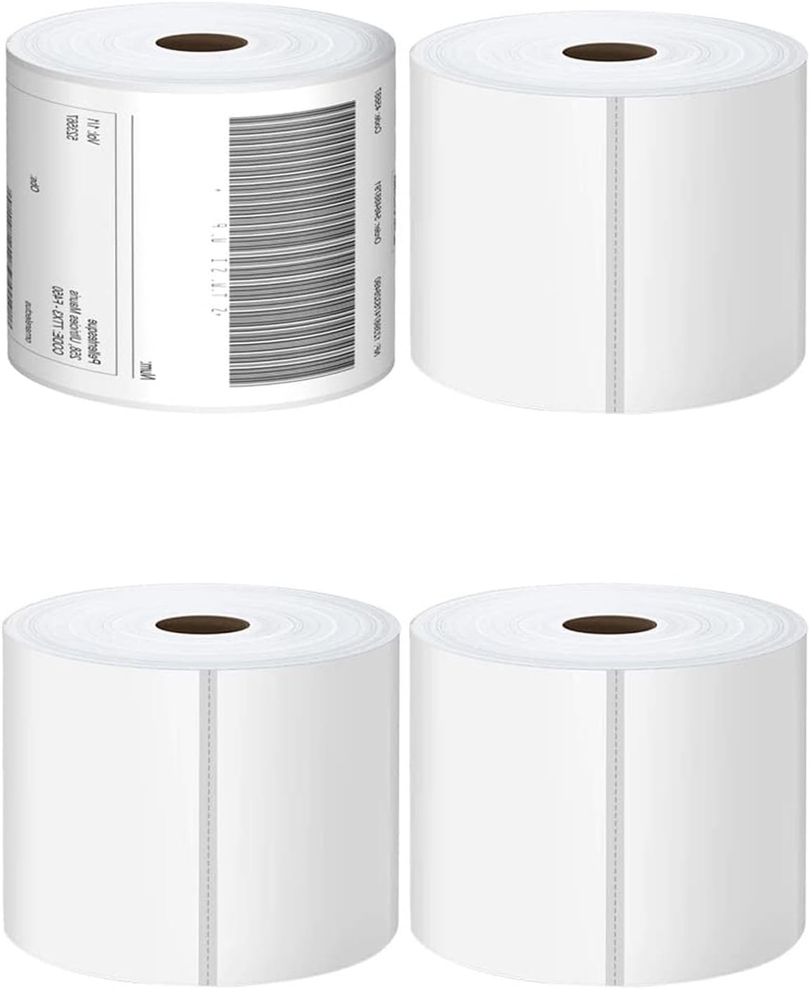 Direct Thermal Labels 4x6-450 Labels/Roll, Thermal Shipping Labels for Zebra 2844 ZP-450 ZP-500 ZP-505,4 Rolls,1800 Labels(NOT for DYMO)