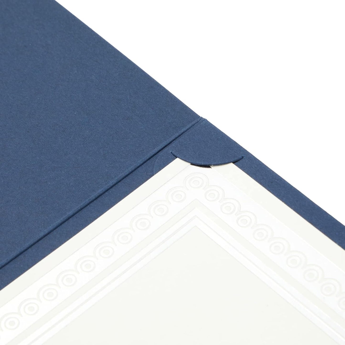 BLUE PANDA Certificate Holders - 24-Pack - Navy Blue Letter Size Award Folders - Certificate Covers for Diploma, Employee Appreciation, Recognition & Presentations
