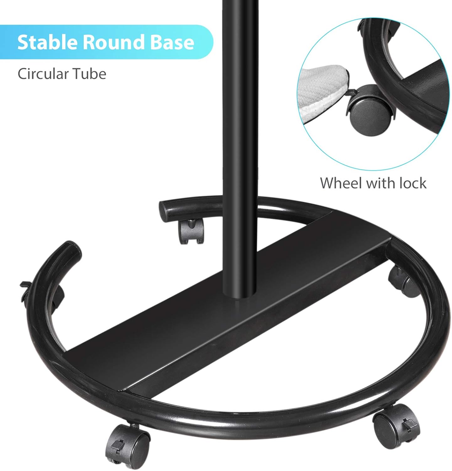 maxtek Mobile Dry Erase Board – 40x28 inches Magnetic Portable Whiteboard Stand Easel White Board Flipchart Easel Board with 25 Sheets Paper Pad