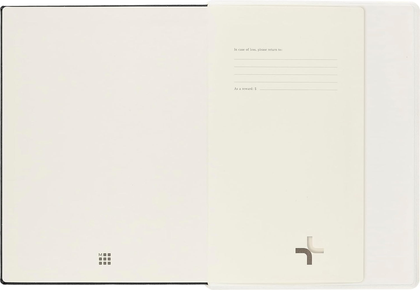 Moleskine Paper Tablet Hard Cover Smart Notebook, Plain/Blank, XL (7.5" x 9.75") Black, Compatible w/ Moleskine Pen+ Ellipse (Sold Separately) & App, Digitize & Organize, 176 Pages