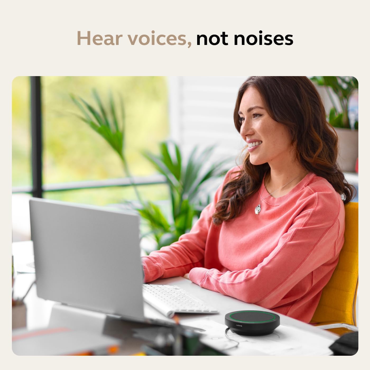 Jabra Speak2 75 (2025 Edition) Wireless Bluetooth Speakerphone - 4 Noise-Cancelling Mics, 65mm Speakers - New Linking Feature - USB-C Dongle - Certified for Zoom and Google Meet - Dark Grey