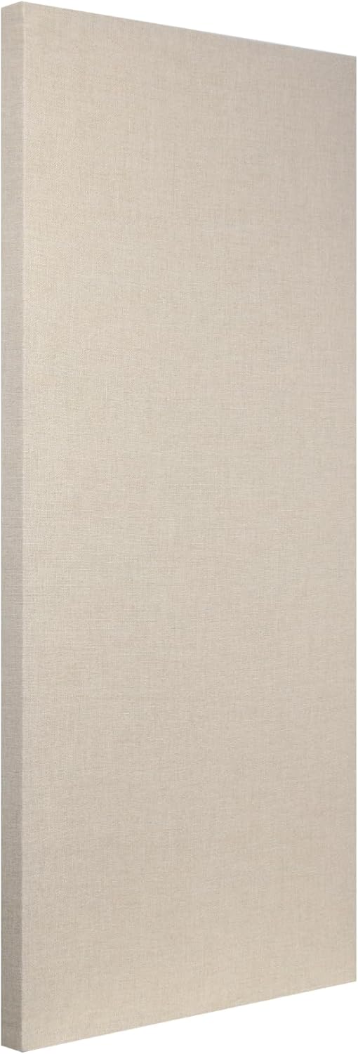 ATS Acoustics Sound Absorbing Acoustic Panel Fire Rated Professional Studio Quality 24" x 48" x 2" (Cream)