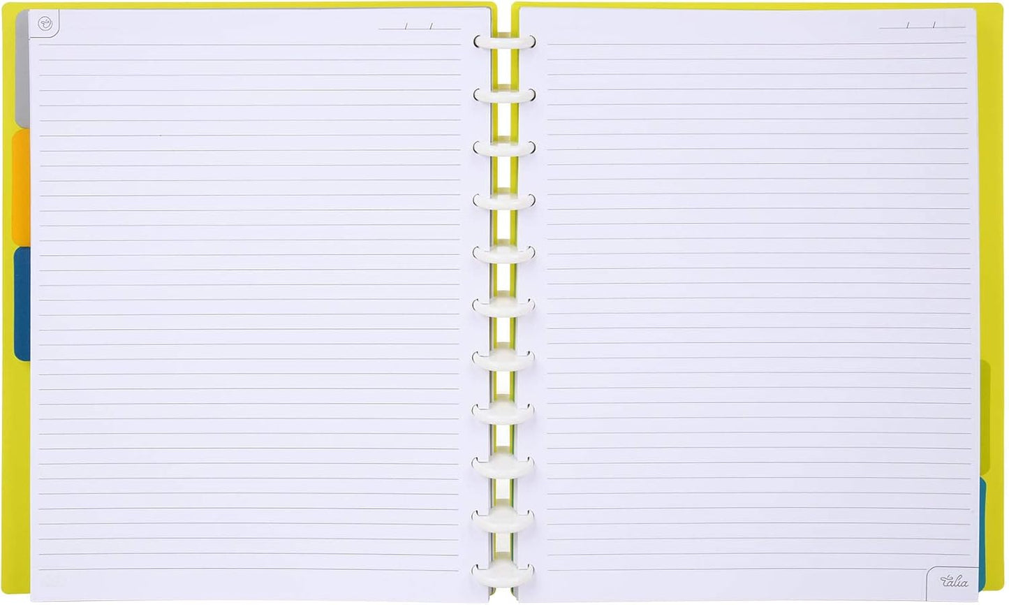 Talia Discbound Notebooks, Planner, Customizable, (Verdant Green, Letter (8.5in x 11in))