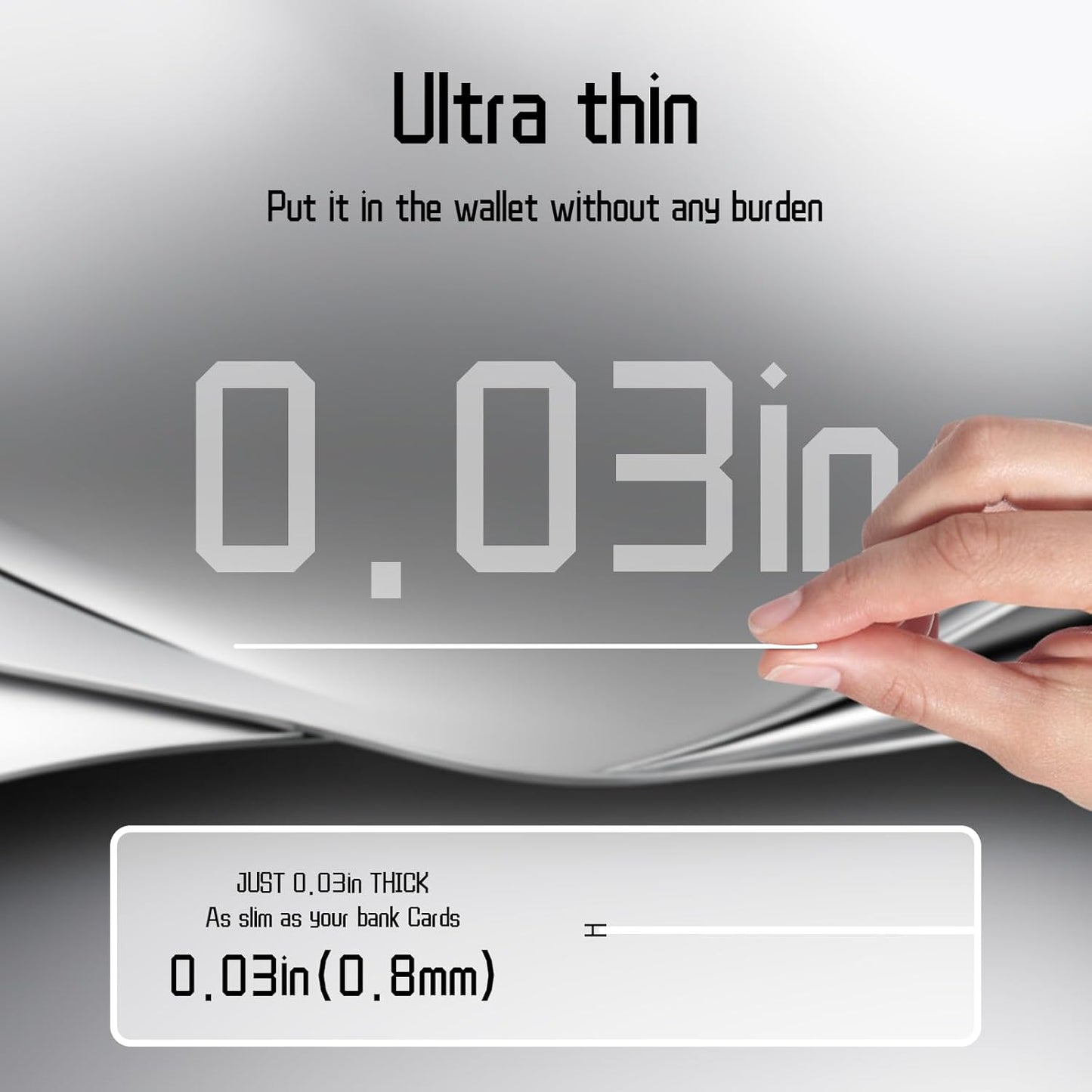 RFID Blocking Cards - 4 pcs Premium Contactless NFC Debit Credit Card Passport Protector Blocker, Smart Slim Design ， for Credit Card Holder Identity Theft Prevention