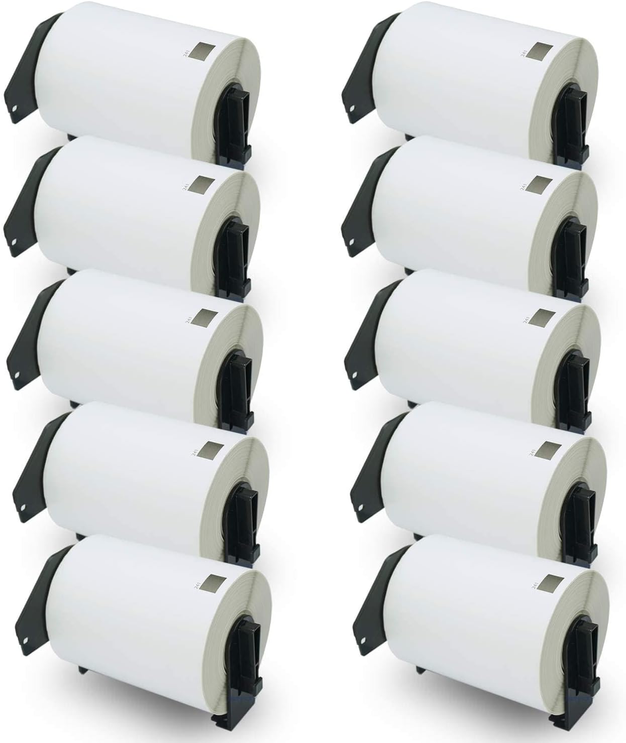 BETCKEY - Compatible Shipping Labels Replacement for Brother DK-1247 (4.07 in x 6.4 in), Use with Brother QL Label Printers [10 Rolls/1800 Labels]