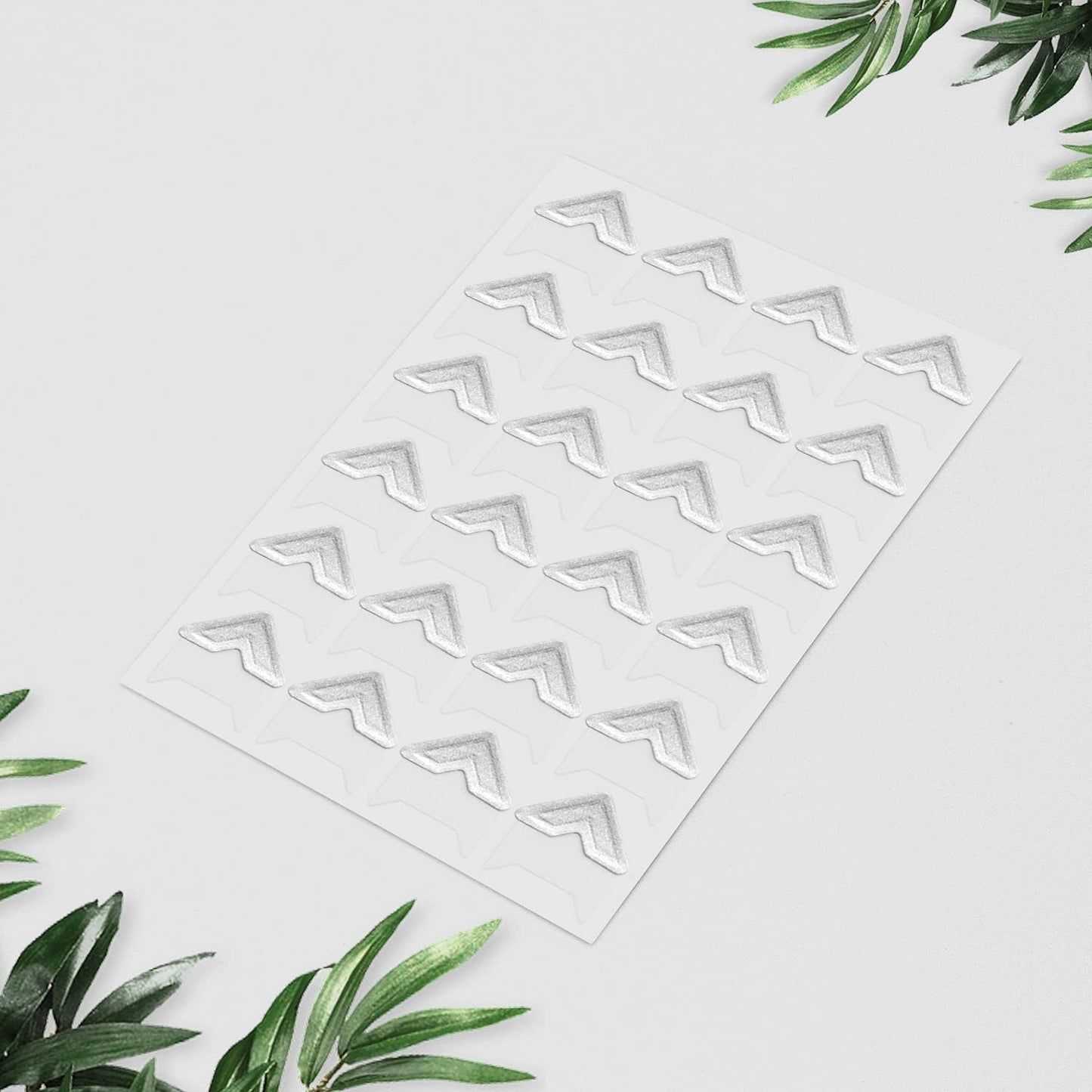 GOONAVI 10 Sheets 240 Pcs Shiny Silver Acid-Free Photo Corners Mounting Self Adhesive for DIY Photo Album Journal