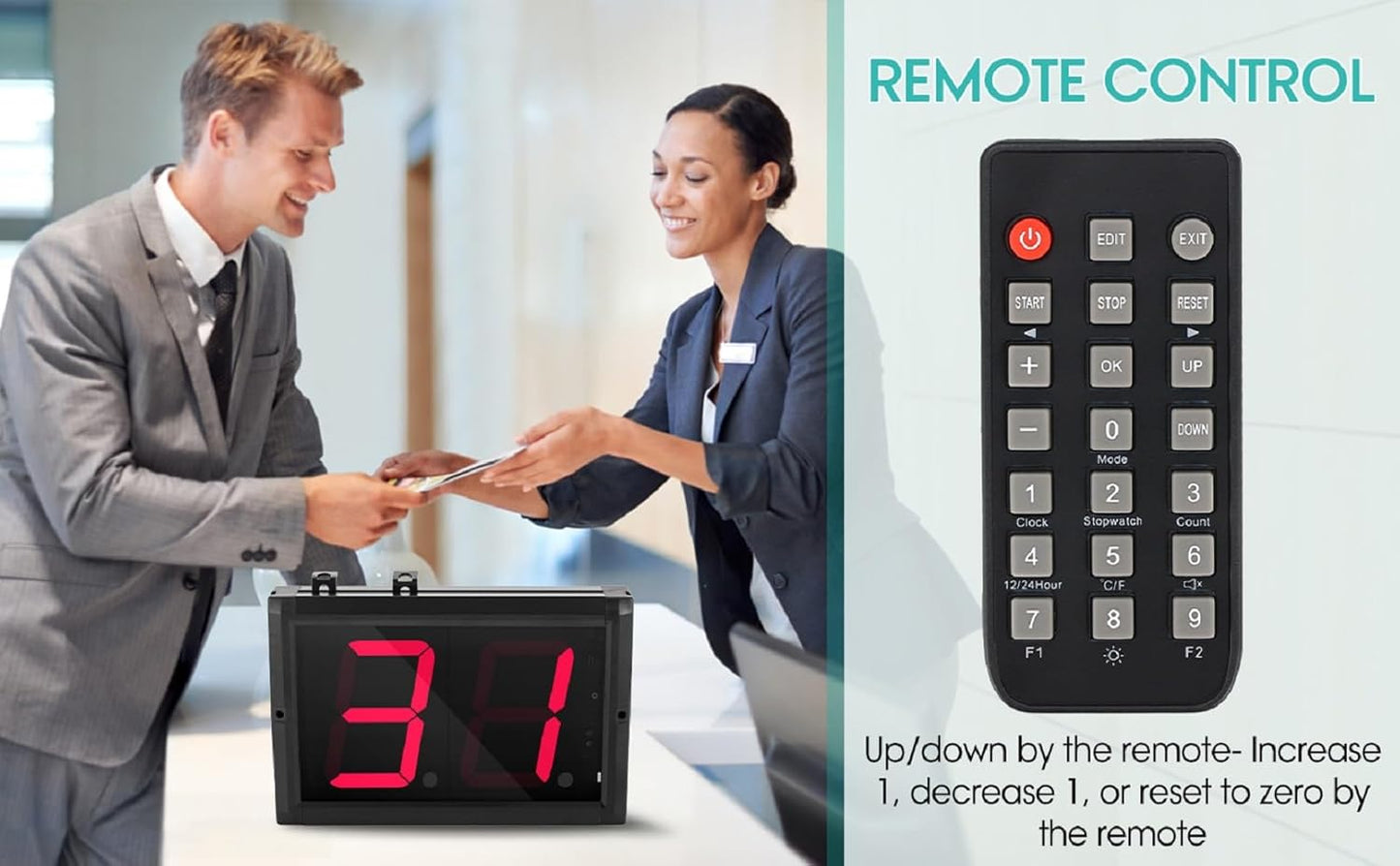 Lap Counter Up Down 4 inch Digital Counter