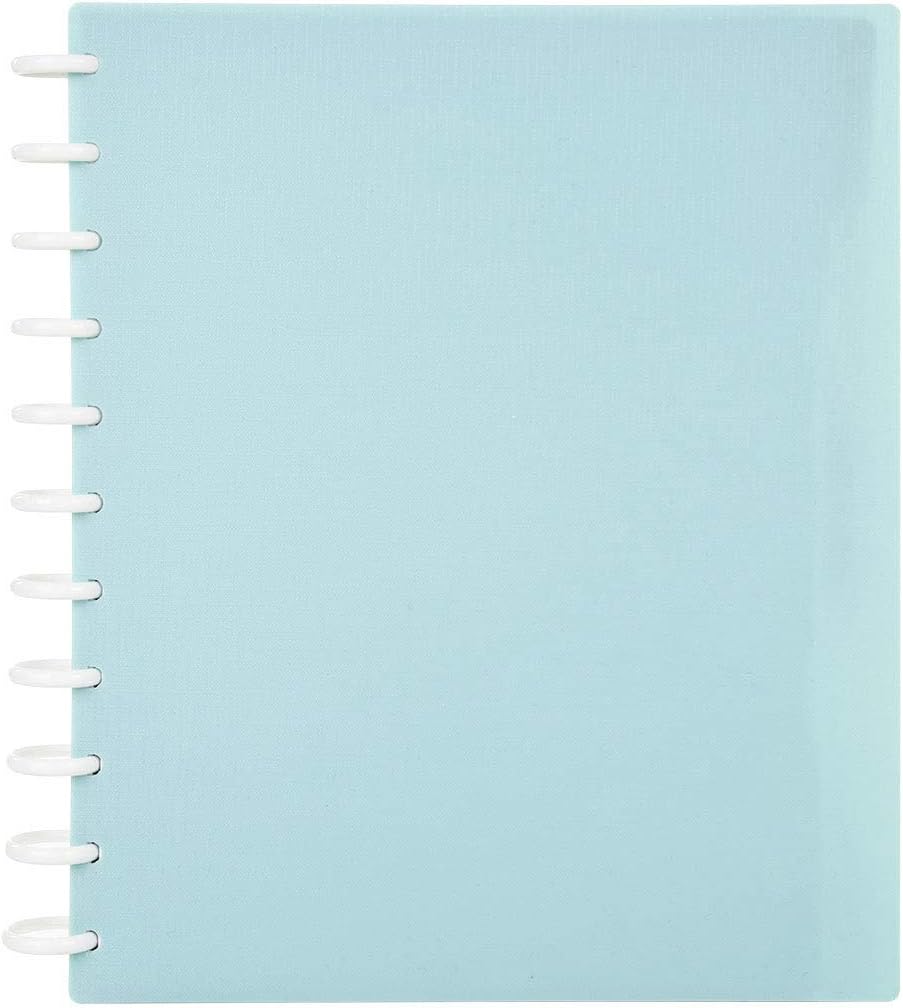 Talia Discbound Notebooks, Planner, Customizable, (Summer Blue, Letter (8.5in x 11in))