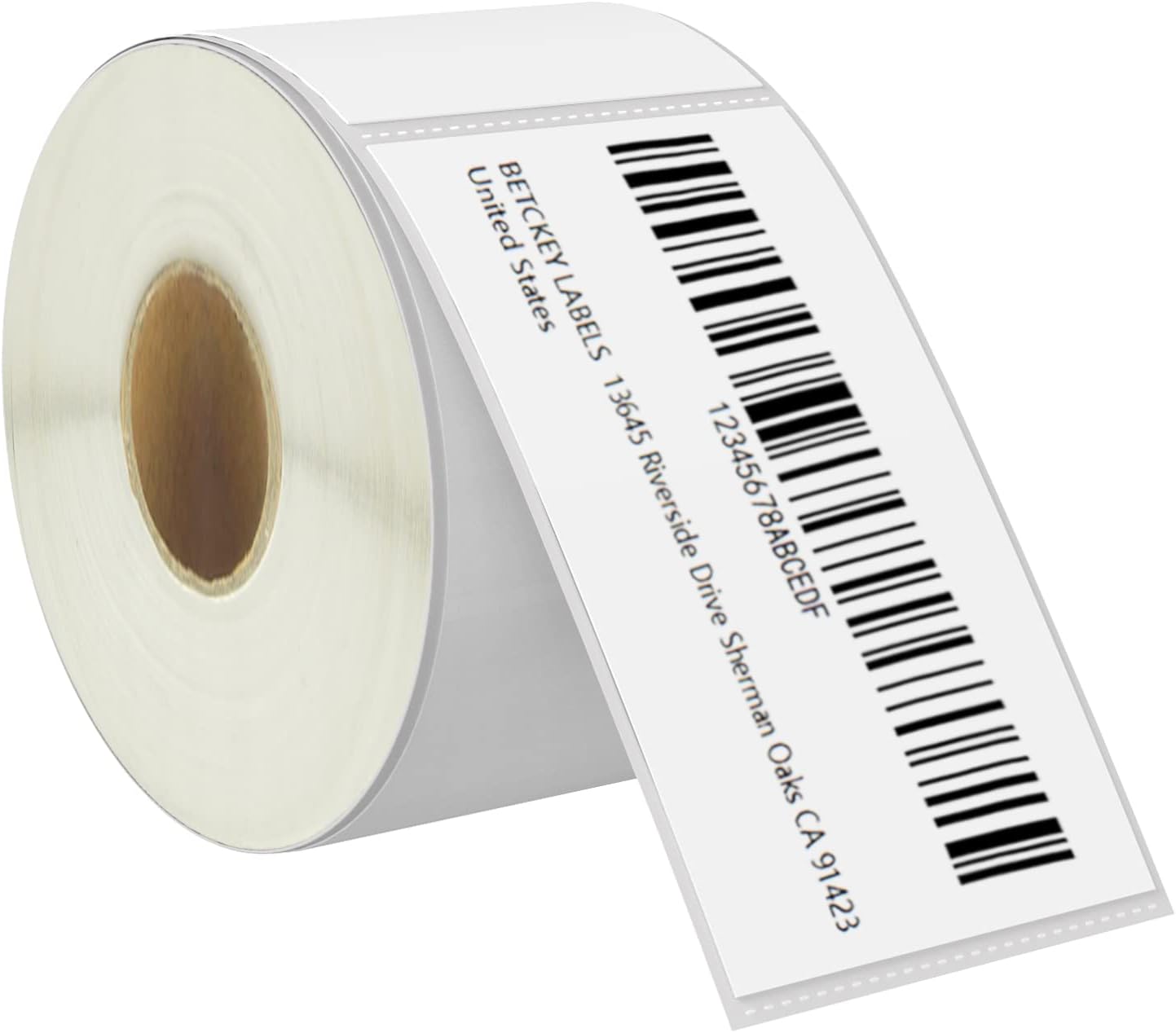BETCKEY - 2.25" x 4" (57 mm x 102 mm) Multipurpose & Shipping Labels Compatible with Zebra & Rollo Label Printer,Premium Adhesive & Perforated [1 Rolls, 350 Labels]