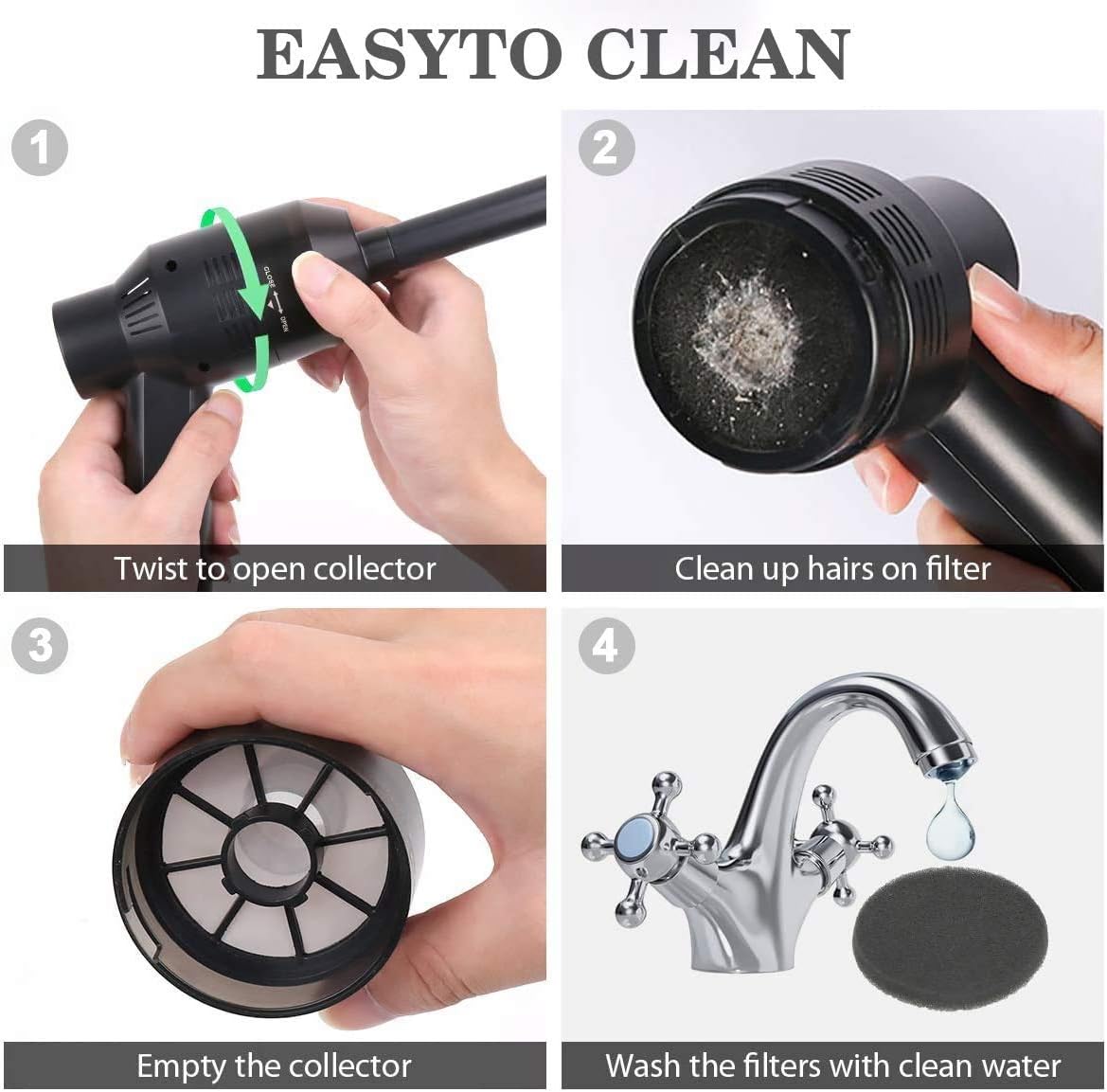 [Upgrade] Mini Vacuum Cordless Vacuum Keyboard Cleaner Mini Computer Vacuum Rechargeable Desk Vacuum for Cleaning Dust,Hair,Crumbs,Eraser Scrap,Laptop,Pet House，Sewing Machine