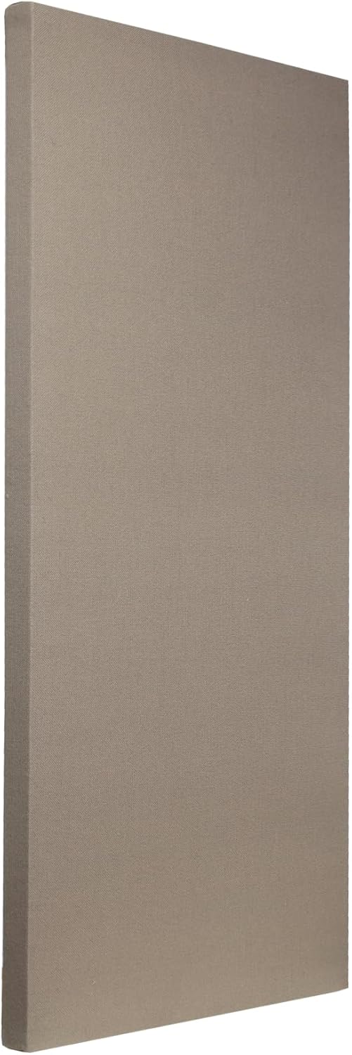 ATS Acoustics Sound Absorbing Acoustic Panel Fire Rated Professional Studio Quality 24" x 48" x 2" (Latte)