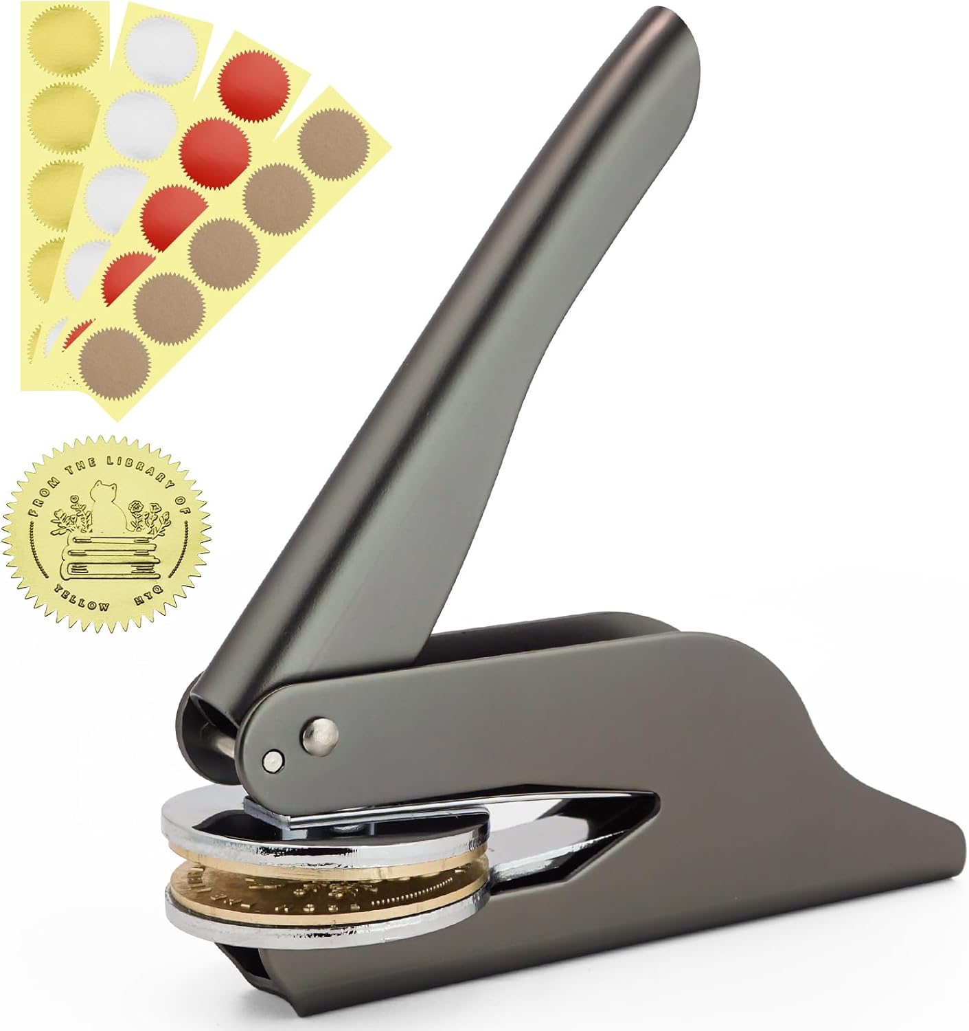 Book Embosser Personalized | Embosser Stamp Custom | Ex Libris | Book Stamp Personalized | from The Library of | Floral Book Press | Library Stamp Personalized