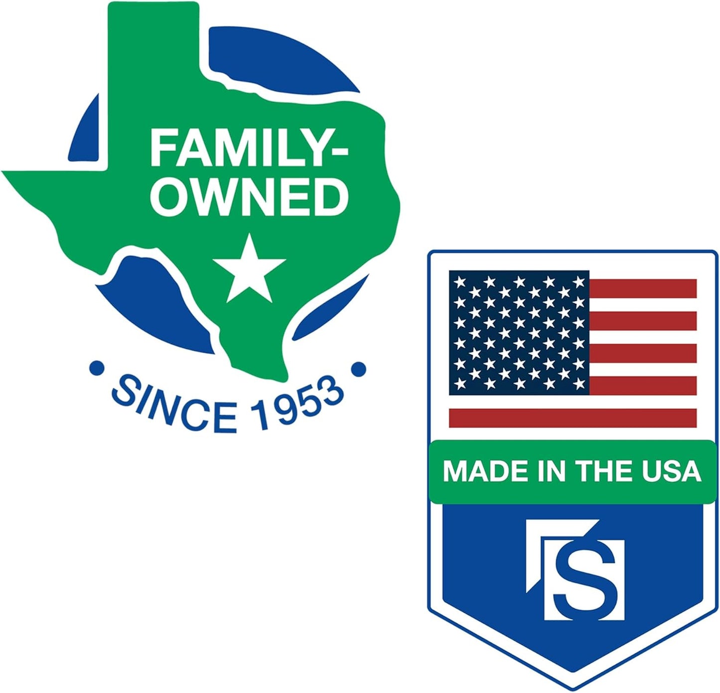 Samsill 0.5 Inch 3 Ring Binder, Made in USA, Economy Round Ring, Clear View Cover, 100 Sheet Capacity - for School, Home, Office - Blue, 4 Pack