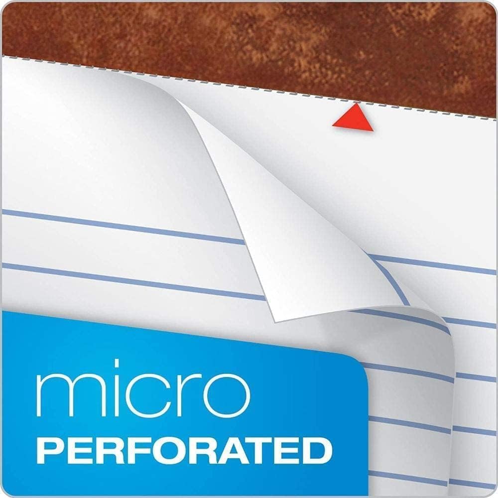 Tops 8.5x11 Legal Pads,3 Pack, The Legal Pad Brand, Wide Ruled, White Paper, 50 Sheets per Writing Pad, Made in the USA