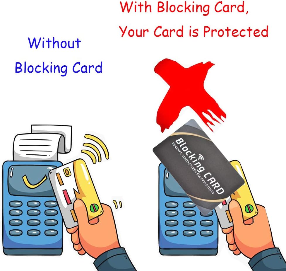 3 RFID Blocking Card|NFC Contactless Cards Protection|Fuss-free Protection for Entire Wallet Shield And Single Sleeves, Credit Card Holder, Identity Theft Prevention