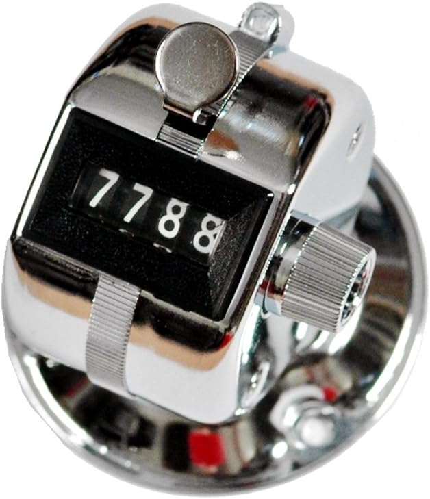 TC-08 Desk Tally Counter with Base, Digital Desktop Counter Clicker Mechanical Number Click Counter (1)
