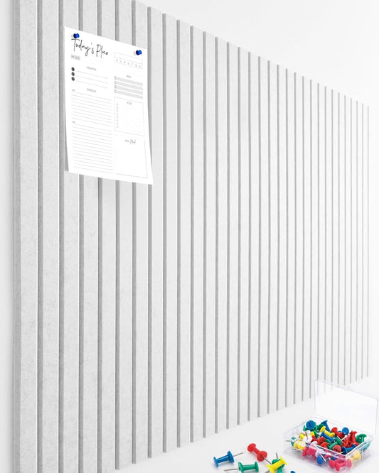 Cork Boards for Walls 48" x 36" Felt Board Alternative, 12 Pack Felt Wall Tiles Bulletin Board, Large Cork Board for Office Pin Board Tack Board Cork Boards