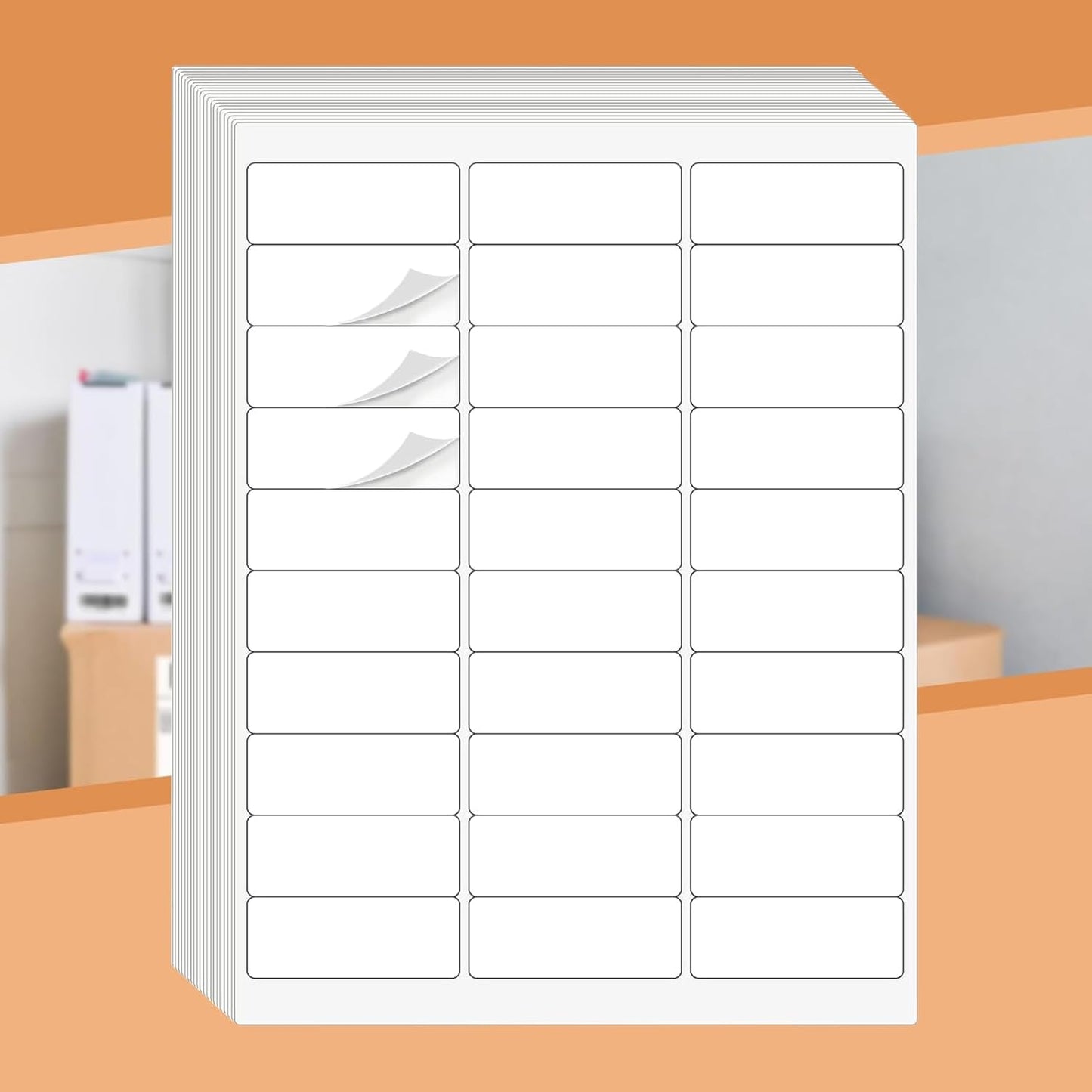 Address Labels 1" X 2-5/8" 30 Up Mailing Labels for Laser/Inkjet Printer, Blank White, Permanent Adhesive, Printable Label Sticker Paper (4000 Sheets - 120000 Labels)