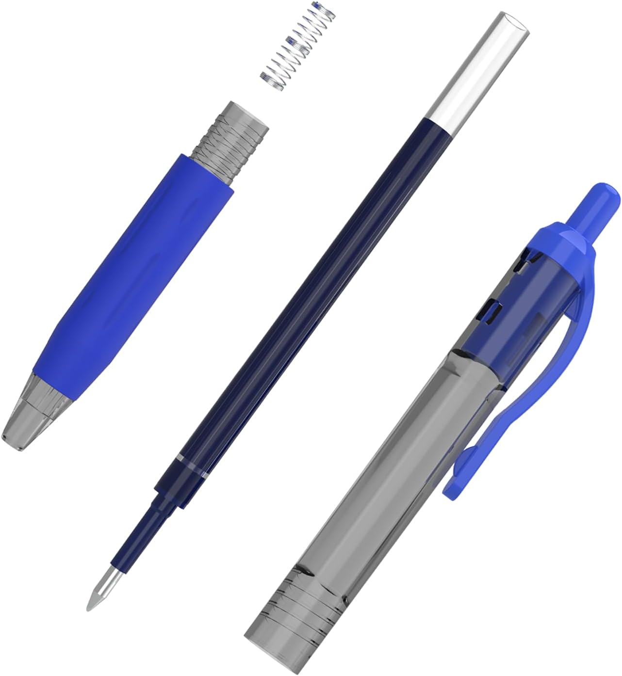 EYEYE G-103 Retractable Gel Pens 0.7mm, 50 Pack 0.7 mm Blue Ink Medium Point Ballpoint Pen Quick Drying, Pen Fine Point Smooth Writing Pens for for Office School Supplies