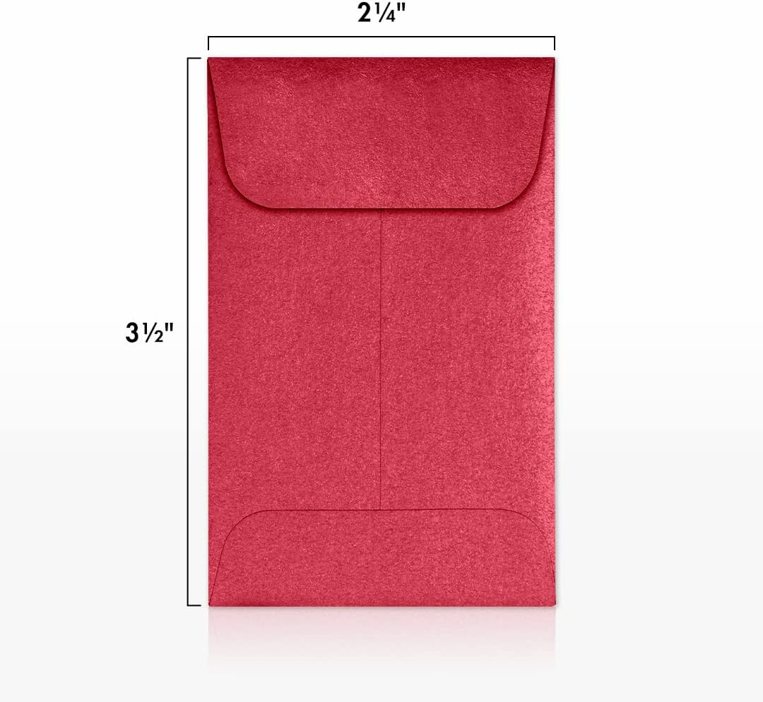 LUXPaper #1 Coin Envelopes | 2 1/4" x 3 1/2" | Jupiter Metallic | 80lb. Text | 50 Qty