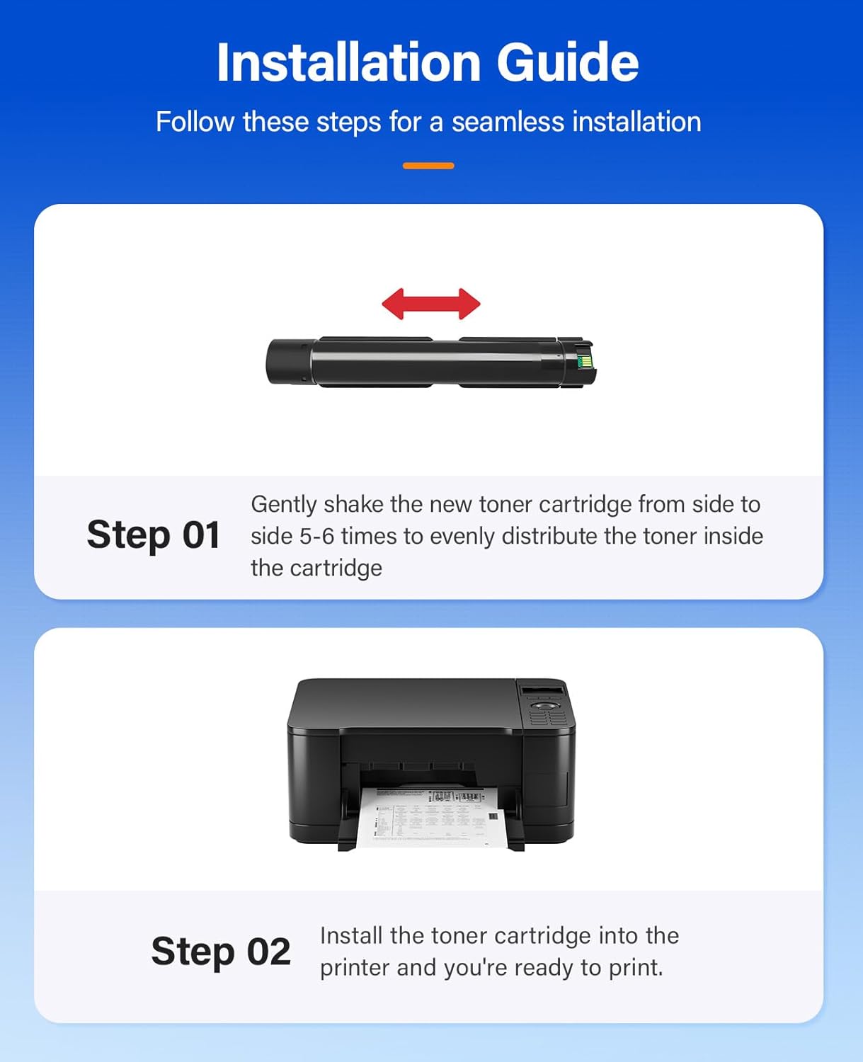 WorkCentre 7120 7125 Toner Cartridge Set 4-Pack Replacement for Xerox 006R01457 006R01460 006R01459 006R01458 Compatible with Xerox WorkCentre 7120 7125 7220 7225 Printer Ink Black Cyan Magenta Yellow
