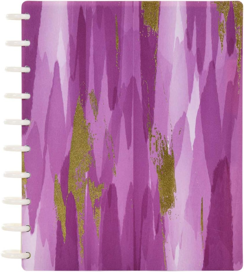 Talia Discbound Notebooks, Planner, Customizable, (xLuxe Purple, Midsize (7.5in x 9.75in))