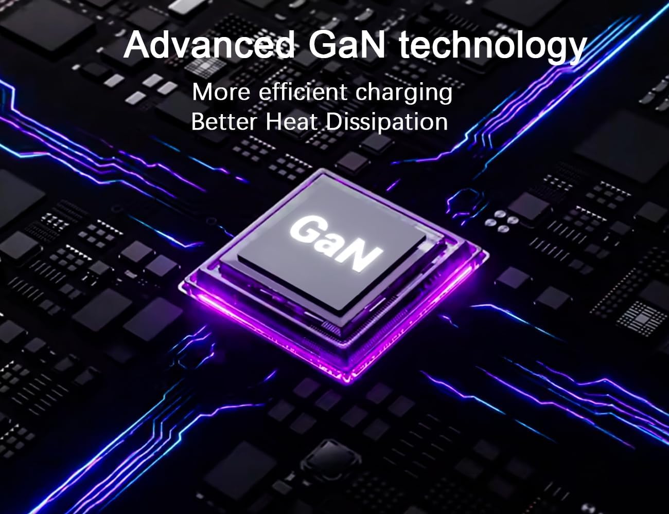 3 Inch Desktop Power Grommet,65W GaN USB C Fast Charging Station,3-USB Port,Flush Mounted for 3-1/8" Holes,Flat Plug.Round Recessed Desk Grommet Outlet for Workspace,Laptops,6.3ft,Black