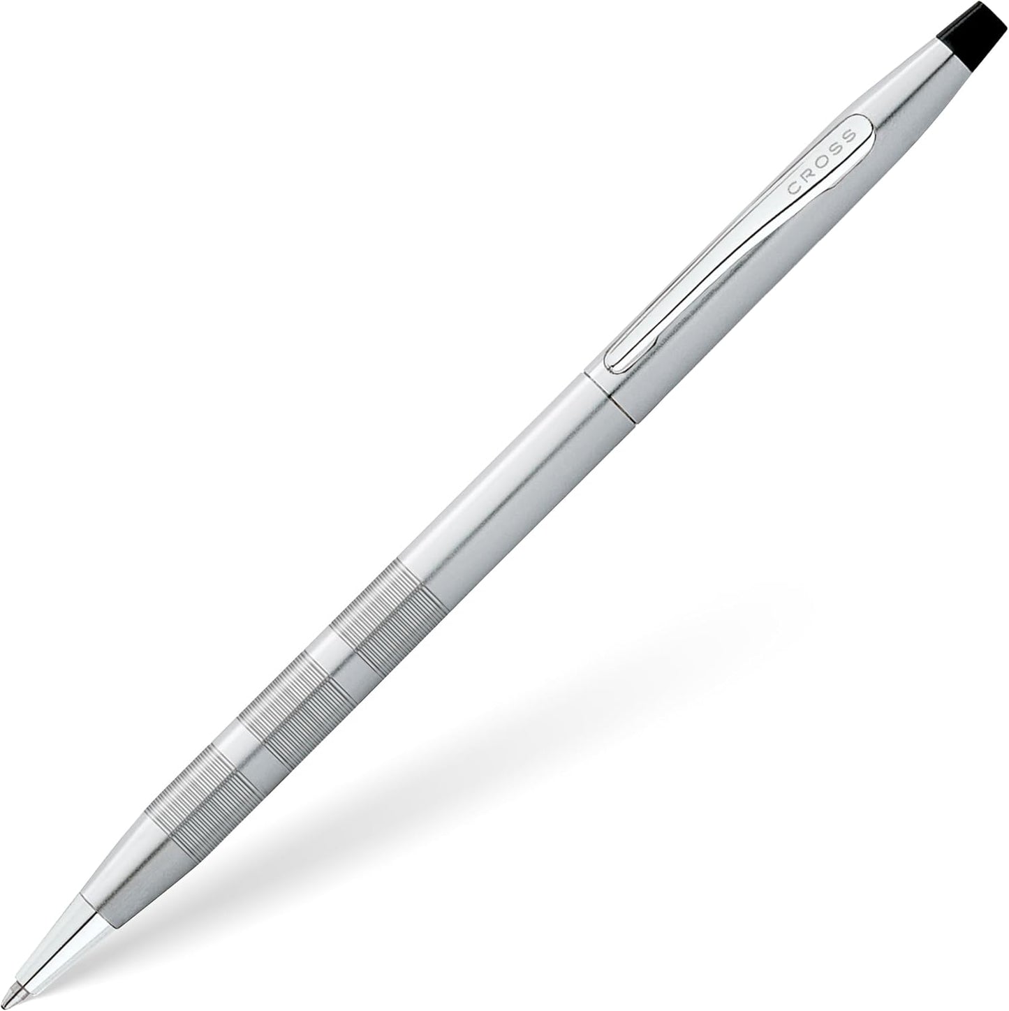 Cross Classic Century Refillable Ballpoint Pen Presented in a Luxury Gift Box - Medium Point, Black Ink, Brushed Chrome