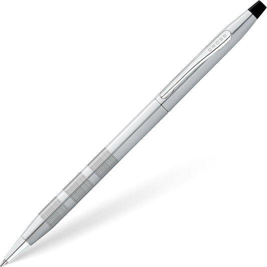 Cross Classic Century Refillable Ballpoint Pen Presented in a Luxury Gift Box - Medium Point, Black Ink, Brushed Chrome