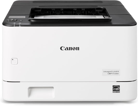 Canon imageCLASS LBP172dw – Monochrome Duplex, Wireless Laser Printer, Single Function, Home Office, Mobile Ready, 1 Year Limited Warranty, 35 PPM, White