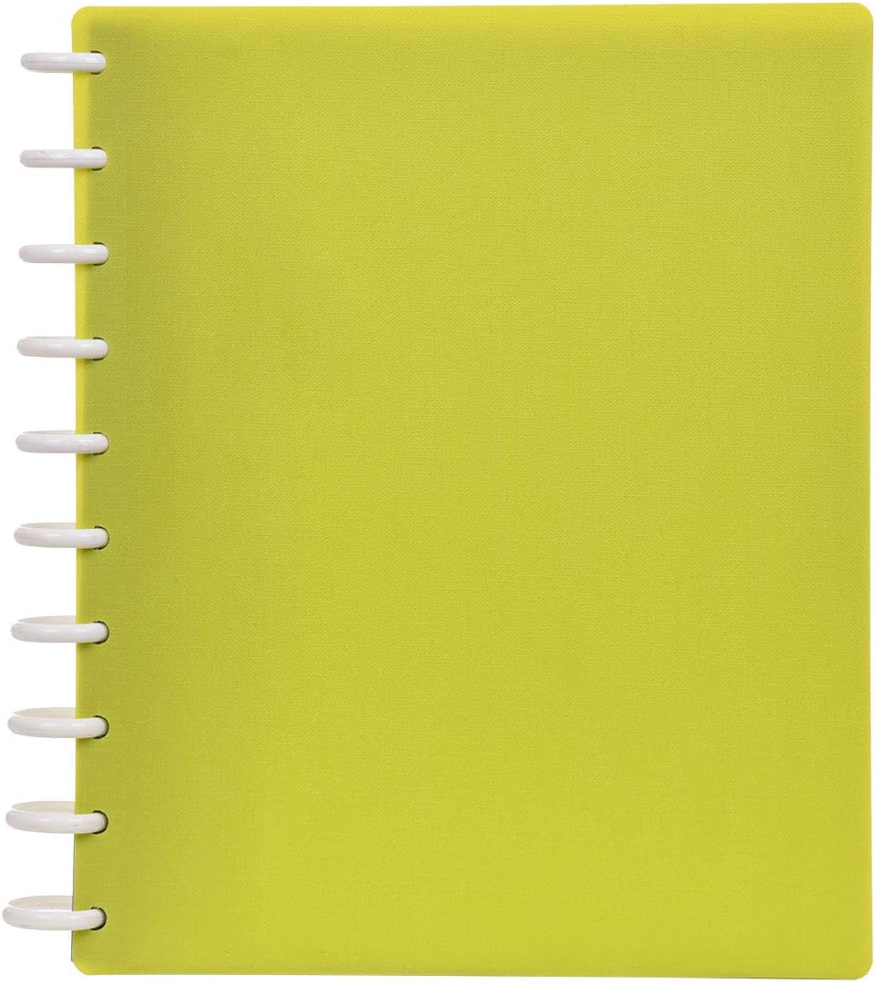Talia Discbound Notebooks, Planner, Customizable, (Verdant Green, Midsize (7.5in x 9.75in))
