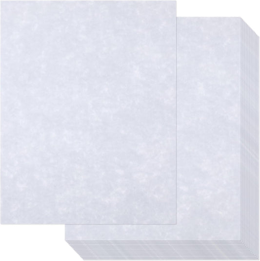 Epakh 200 Pcs Old Age Parchment Paper 8.5 x 11 Inch Standard Letter Vintage Colored Old Parchment Semblance Double Side Printing Paper (Light Purple)