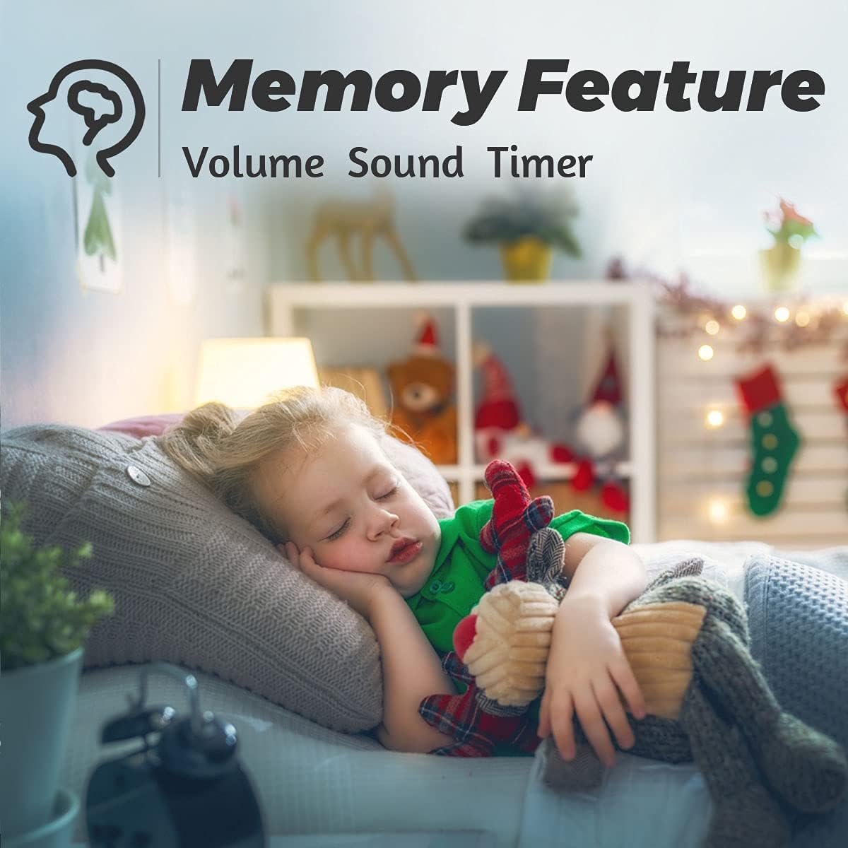 Sleepbox Sleep White Noise Sound Machines with 25 Soothing Sounds 36 Volume Levels 5 Timers Visible Sound Catalog Portable Size Memory Function for Home Office and Travel