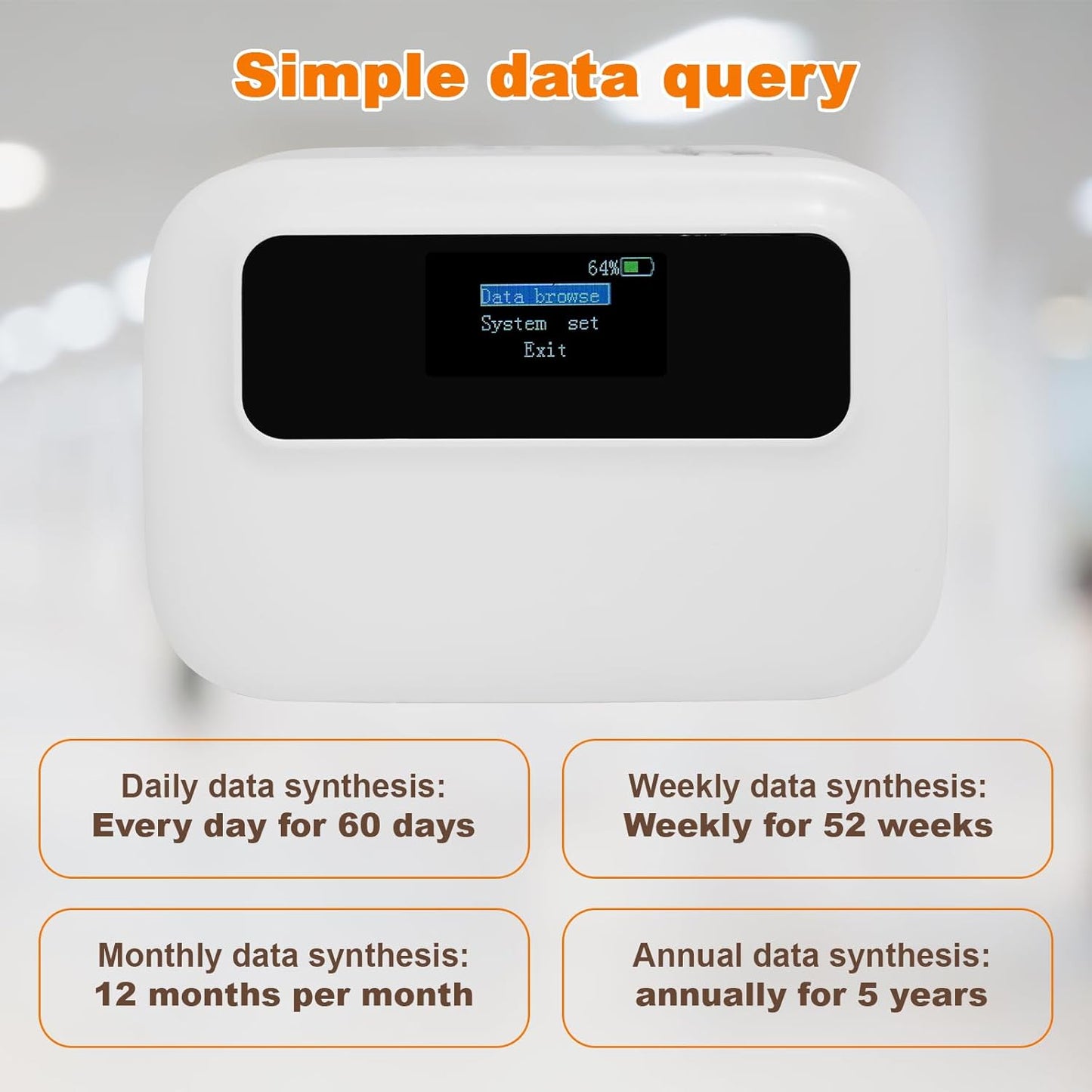 JIAWANSHUN People Counter,Bi-Directional Visitor Counter with Infrared Door Sensor, 0-65Feet Wireless&Dual Power Supply,Ideal for Malls, Museums,Libraries for Passenger Flow Statistics