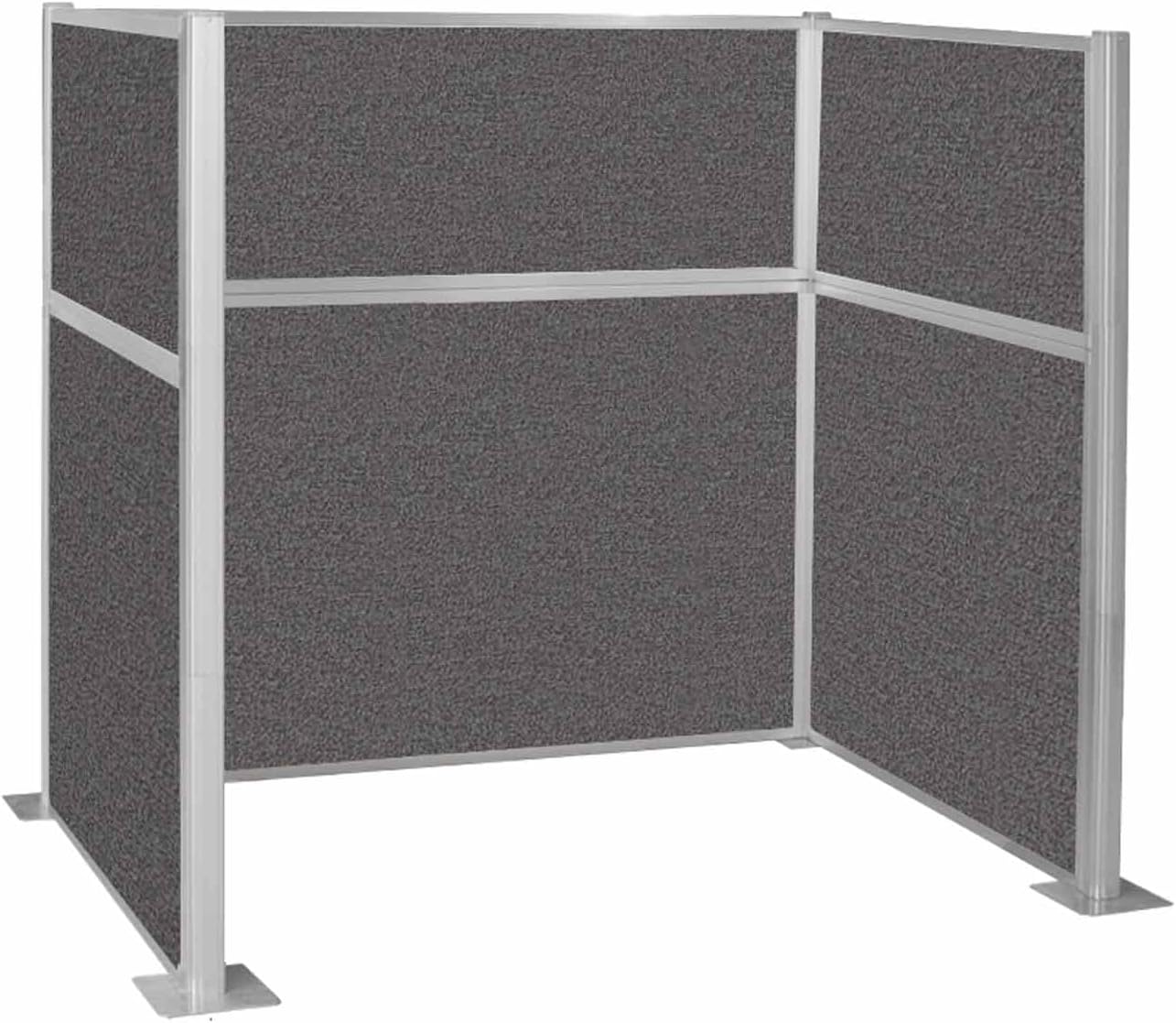 Versare Hush Panel Cubicle Kit | Workstation Partition Walls | Sound Dampening Cubicle Walls | Partitions for Desks