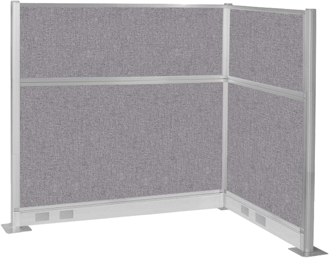 Versare Pre-Configured Hush Panel Electric Cubicle | Workstation Divider Walls | Cubicle Privacy Panels | Office Partition Walls