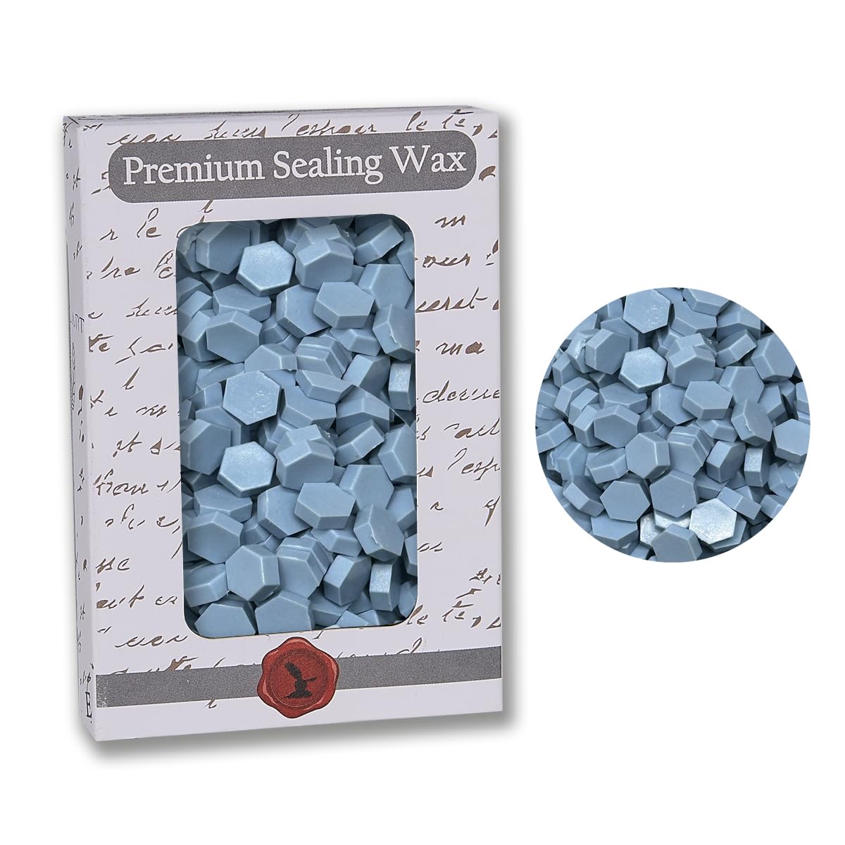 Premium Sealing Wax Beads 2 OZ. - 350+ pcs (Slate Blue)