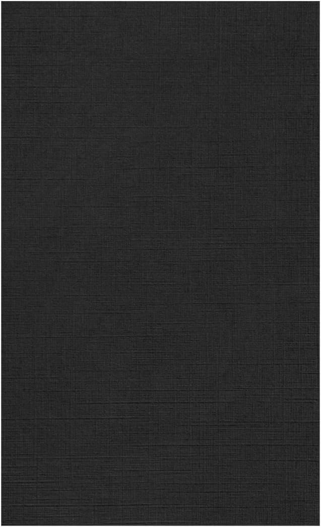 LUXPaper 8.5" x 14" Paper | Legal Size | Black Linen | 80lb. Text | 50 Qty