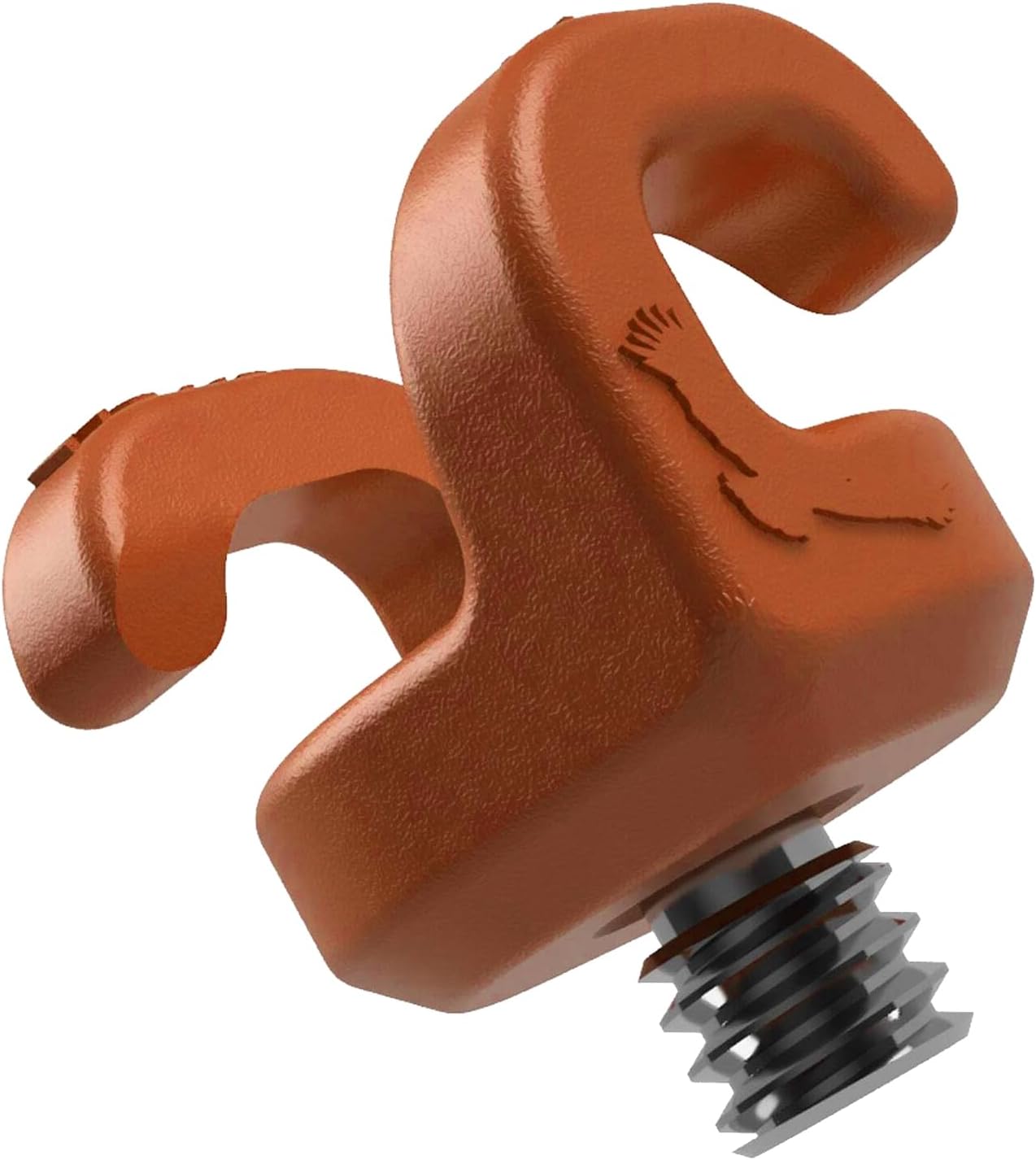 KONDOR BLUE x Armando Ferreira | MondoTies Cable Management Clips for Cameras | Cable Organization, 1/4"-20 Mounted, Holds 2-3 Cables, & Supports up to 20lbs of Force (5-Pack) | Orange