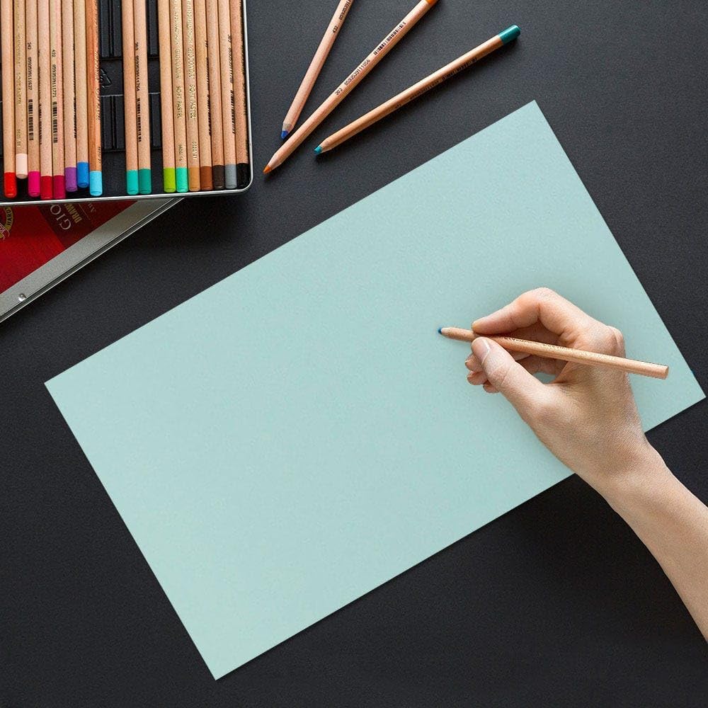 LUXPaper 8.5" x 14" Paper | Legal Size | Seafoam Blue | 80lb. Text | 50 Qty