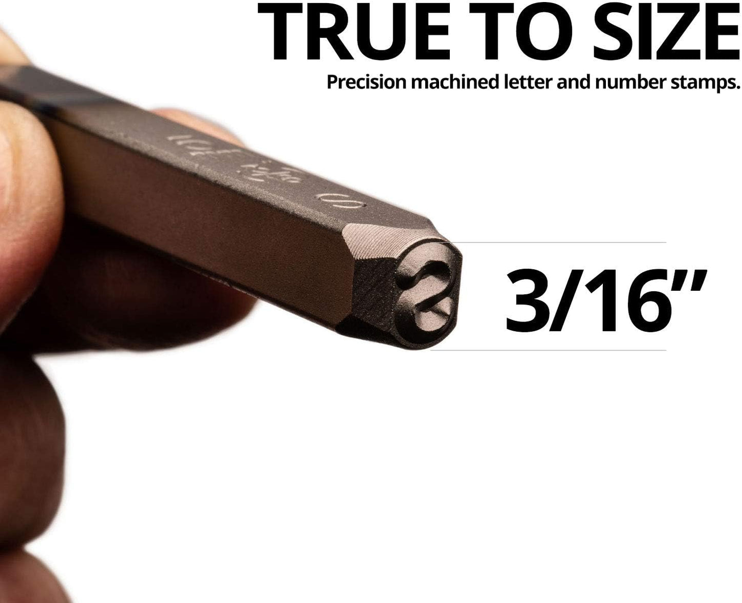 Capri Tools Professional 3/16 in. Letter and Number Stamp Set, 36-Piece